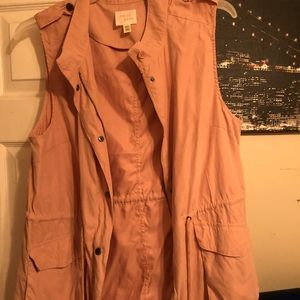 Pink boutique vest
